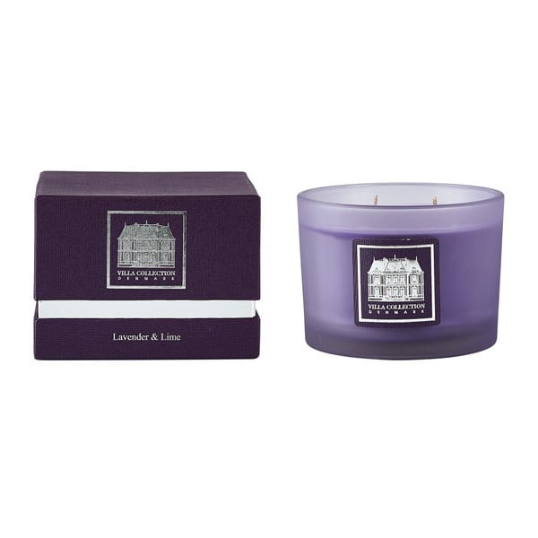 Свещ с аромат на лавандула и лайм , 8 см - Villa Collection