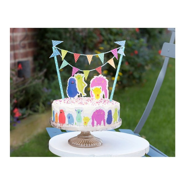 Комплект за декориране на торта "Чудовищата на света Monsters of the World - Rex London-image-3