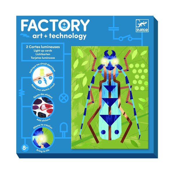 Комплект от 3 светещи картинки Инсектариум - Djeco-image-1