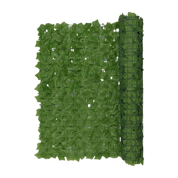 Зелен пластмасов балконски параван 300x100 cm Ivy – Maximex-image-3