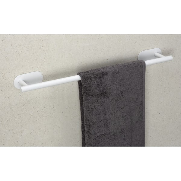 Бяла самозалепваща поставка за кърпи от неръждаема стомана Orea Uno – Wenko-image-1