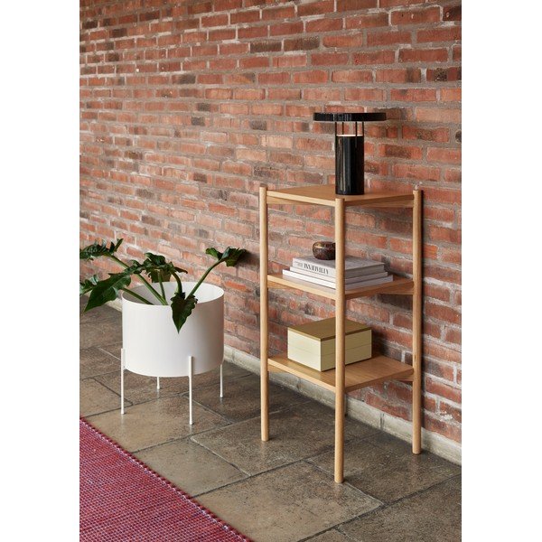 Бял метален съд ø 40 cm Airy - Hübsch-image-1