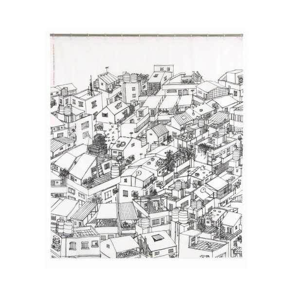 Sprchový závěs District, 200x180 cm