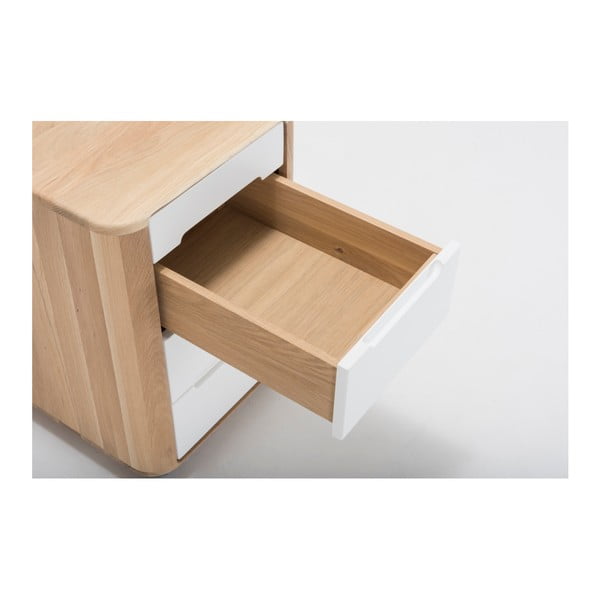 Zásuvkový díl s konstrukcí z masivního dubového dřeva Gazzda Ena-image-4