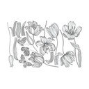 Комплект стикери за стена Bright Tulips - Ambiance