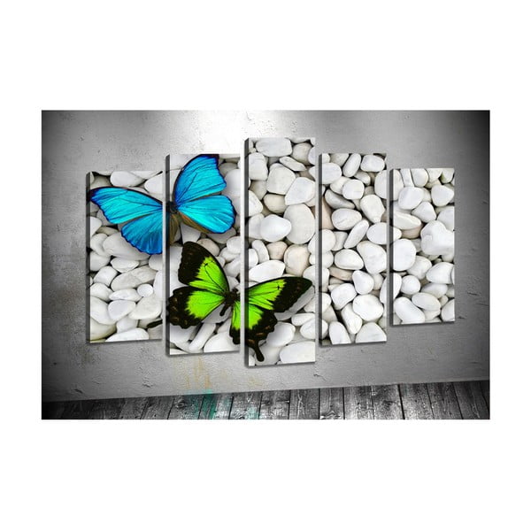 Комплект от 5 изображения Две пеперуди - Tablo Center