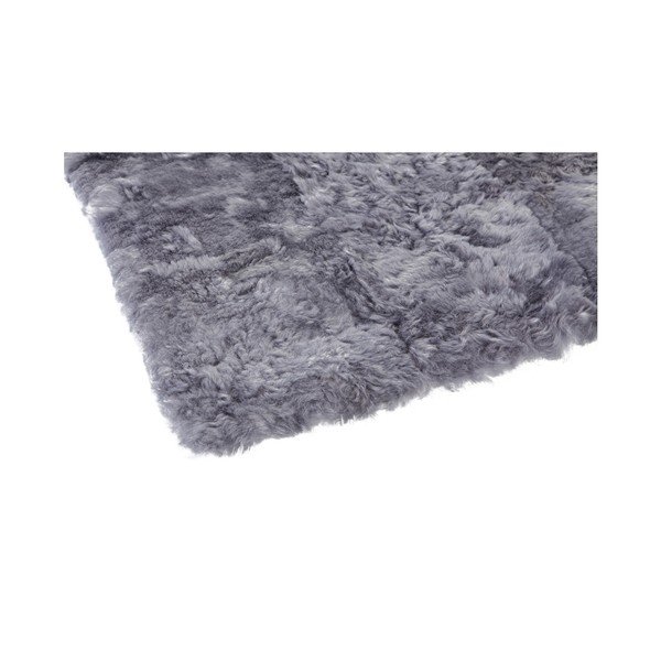 Šedý koberec z ovčí vlny Woooly Icelandic-image-2
