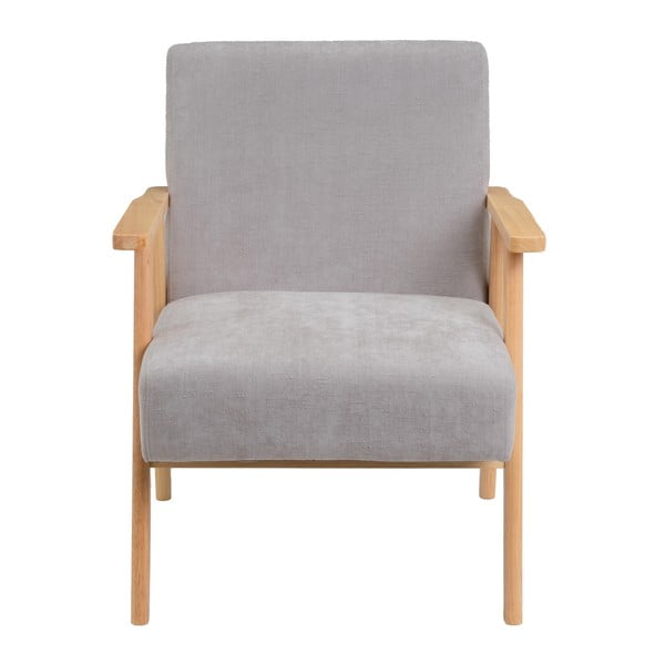 Сиво шенилово кресло Vintage – Casa Selección-image-2