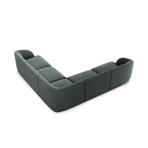 Тъмнозелен ъглов диван Miley - Micadoni Home-image-3