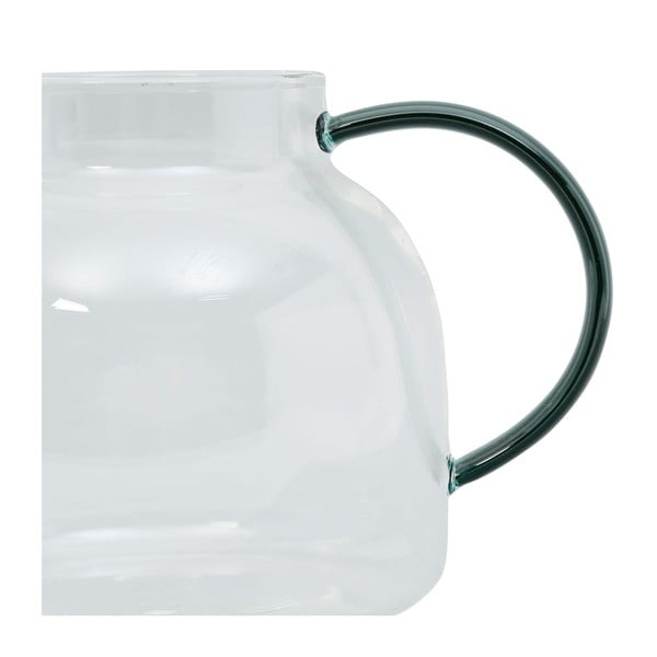 Тъмнозелен стъклен чайник 1 л - Sema-image-3
