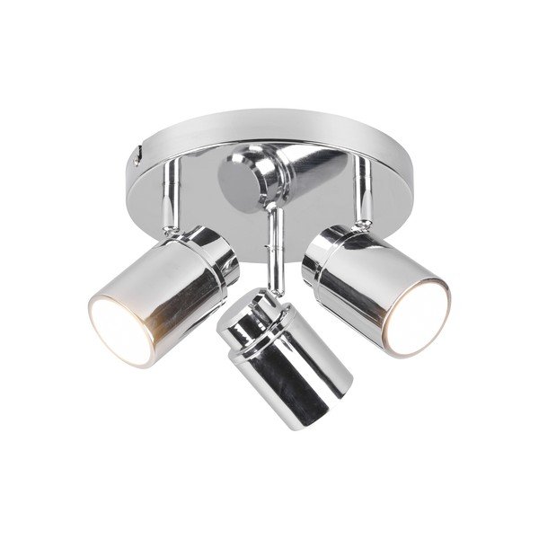 Метален прожектор в лъскаво-сребрист цвят Angelo - Trio-image-2