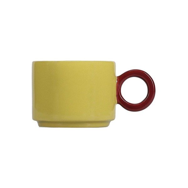 Глинена чаша в цвят горчица 280 ml Lou – ONA