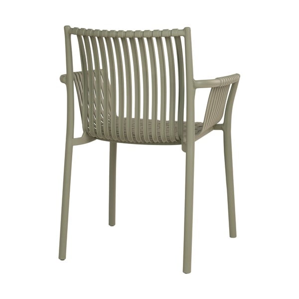 Зелени пластмасови градински столове в комплект от 2 бр. Tulsa – House Nordic-image-4