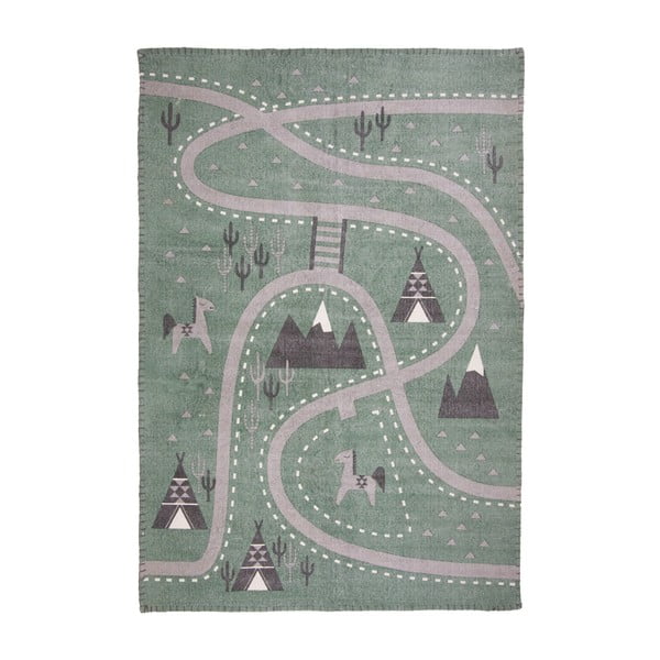 Детски килим с ръчна щампа , 100 x 140 cm Little Western - Nattiot