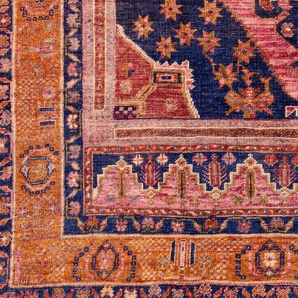 Оранжево-розов килим , 80 x 150 cm Senneh - Floorita-image-3