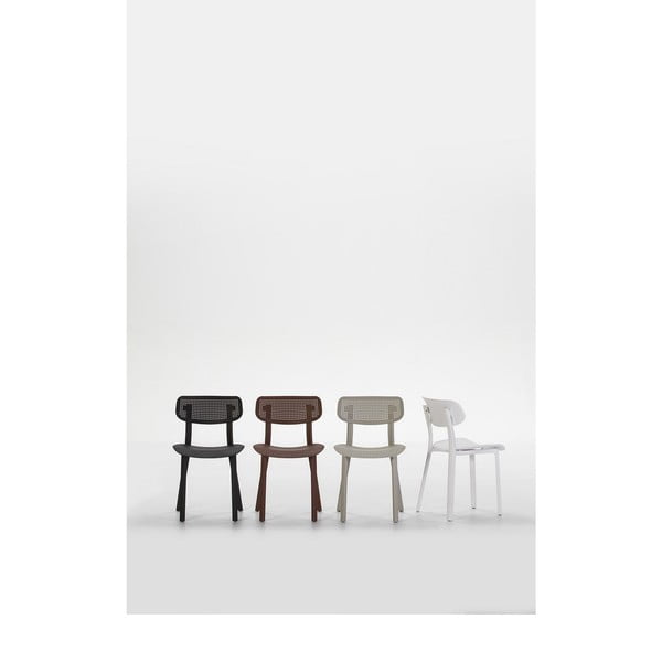 Комплект от 4 бели трапезни стола Eleni - Marckeric-image-4