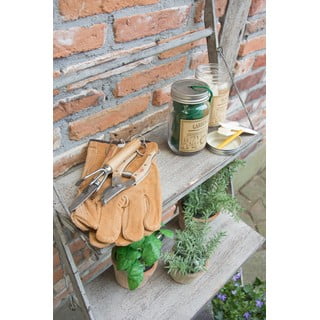 Комплект от 40 буркана за билки от тополово дърво и етикети Heal, 400 ml - Esschert Design