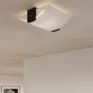 Бяла стенна лампа Eva – Nice Lamps