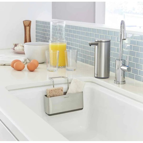 Самозадържащ се метален държач за гъби Slim - simplehuman-image-1