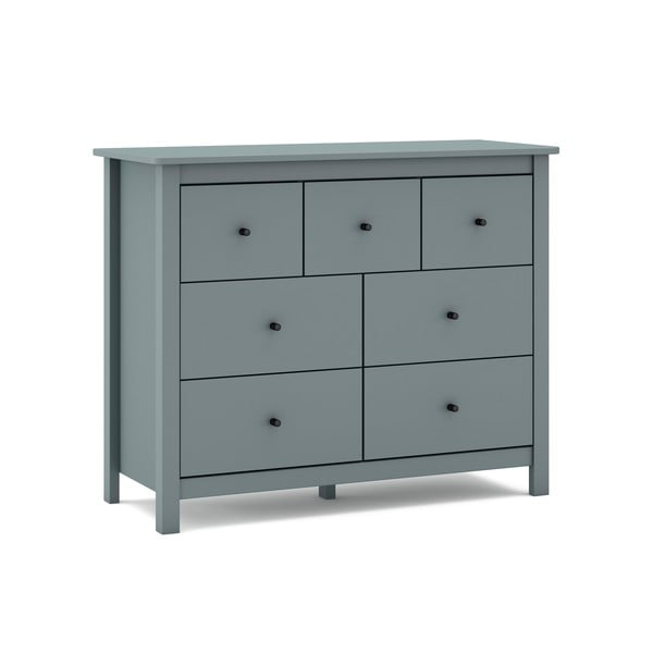 Скрин сиво-зелен от масивен бор 110x80x40 cm Misti – Marckeric-image-2