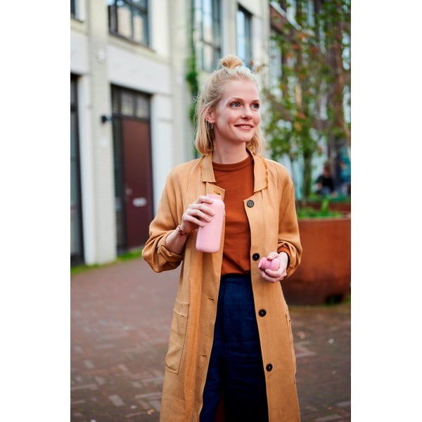 Бутилка  от неръждаема стомана в сребрист цвят 350 ml Natural brushed – Mepal-image-3