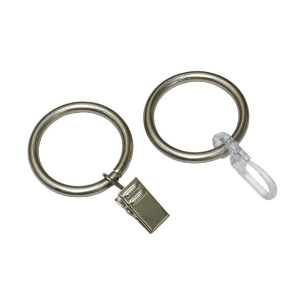 Халки за завеси с кука в комплект от 10 броя - SP TREND-image-1