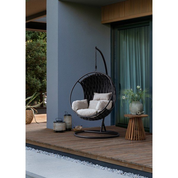 Кръгла градинска масичка от масивна акация ø 50 cm Rodano – Bizzotto-image-2