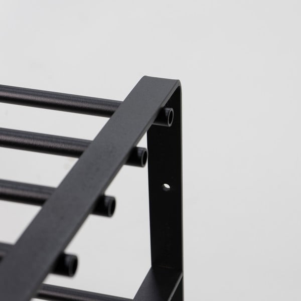 Черна метална стойка за обувки 70x48,5x29 cm Rex – Spinder Design-image-4