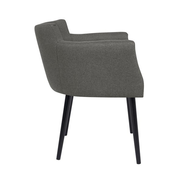 Светлосив стол с подлакътници Gemini - Windsor & Co Sofas-image-2