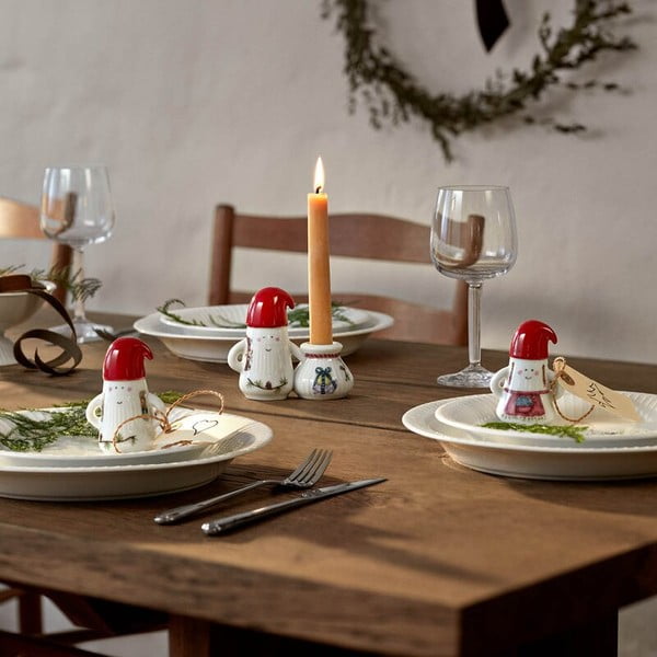 Керамичен свещник с коледен мотив Hammershøi Christmas Father Elf – Kähler Design-image-1