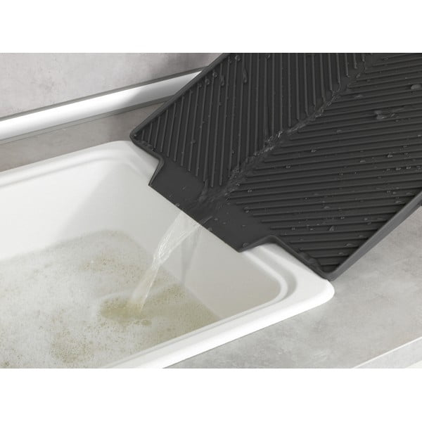 Тъмно сива тава за капчици Neli, 34 x 40 cm - Wenko-image-4