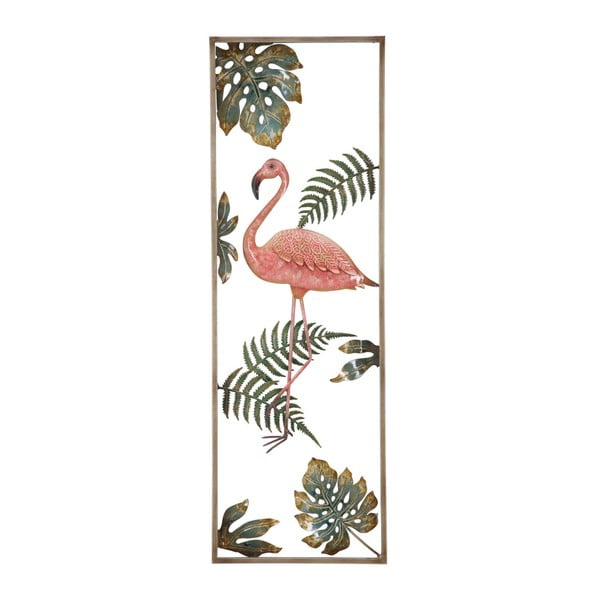 Nástěnná dekorace Mauro Ferretti Flamingo, 30,5 x 91 cm