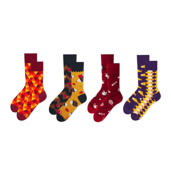Комплект от 4 чифта чорапи Playful, размер 39-42 - Many Mornings