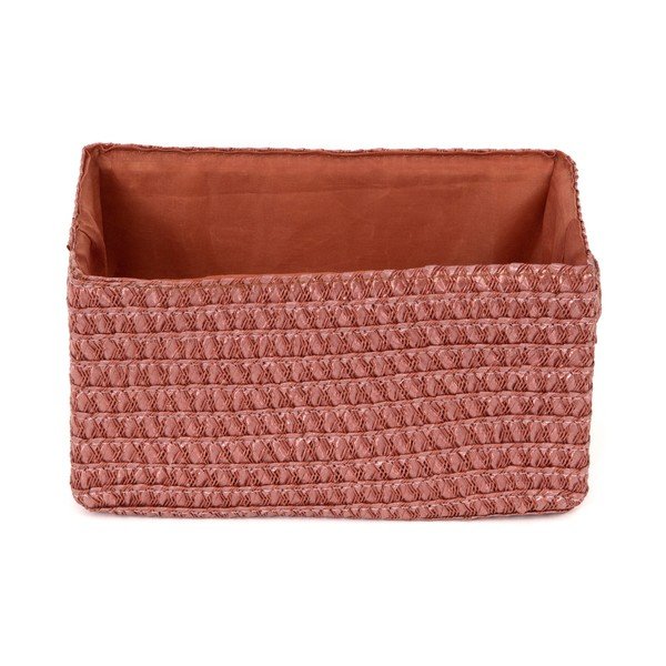 Червена кошница за съхранение Lilou Basket Terracotta - Compactor-image-2