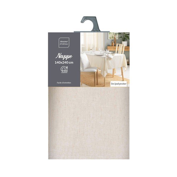 Перяща се покривка за маса 140x240 cm Pauline – douceur d'intérieur