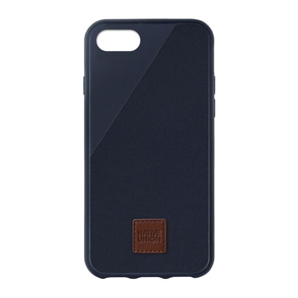 Тъмно син калъф за мобилен телефон за iPhone 7 и 8 Clic 360 Case - Native Union