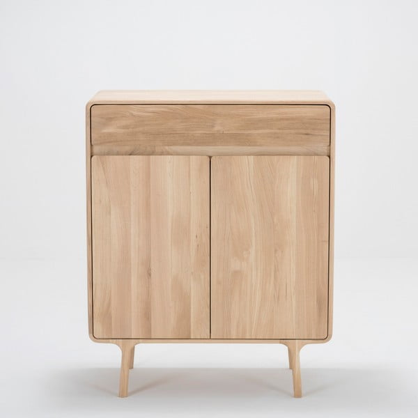 Масивен дъбов скрин Fawn - Gazzda-image-3