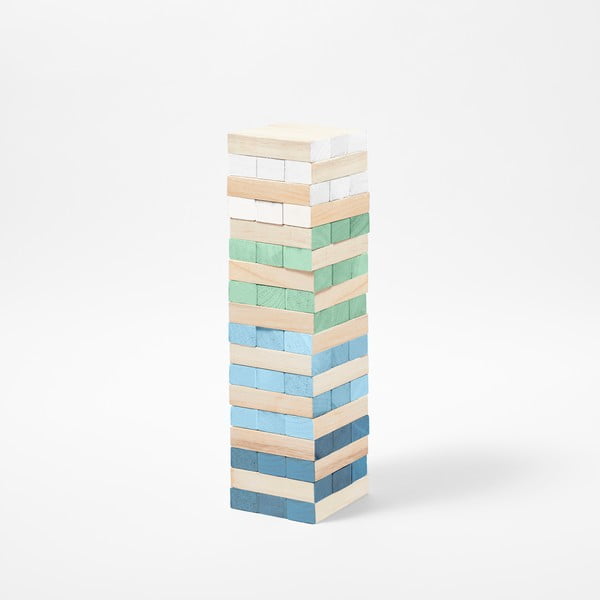 Дървена настолна игра от масивна пауловния Giga Jenga Tower - Sunnylife