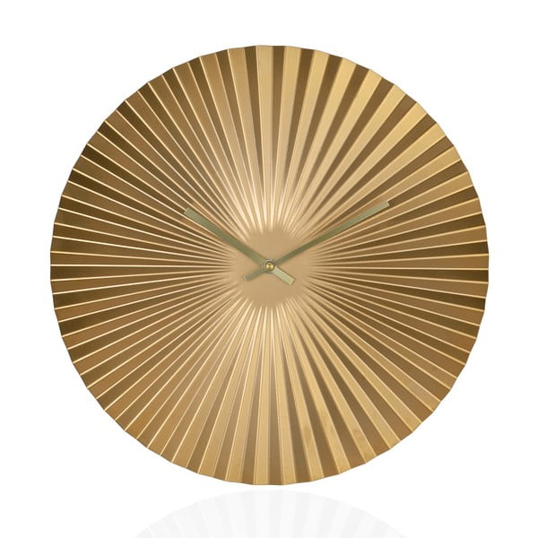 Zlaté nástěnné hodiny Andrea House Origami, 50 cm