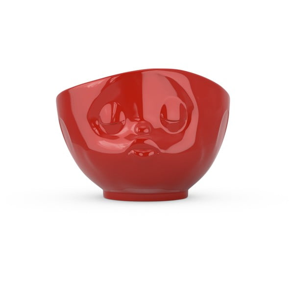 Червена порцеланова купа за целувки - 58products