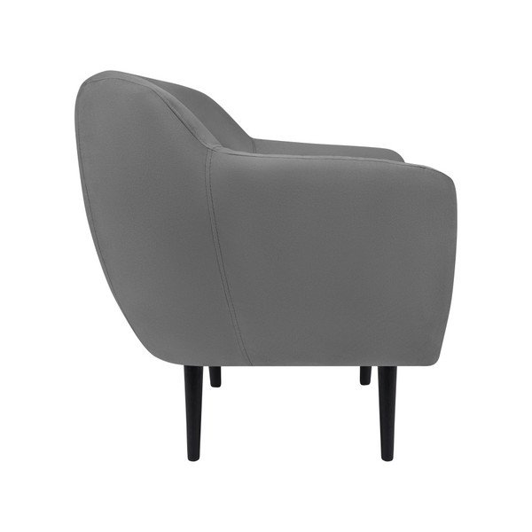 Šedé křeslo Mazzini Sofas Toscane, černé nohy-image-2