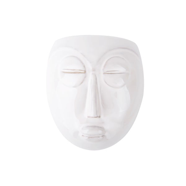 Бяла саксия за стена , 16,5 x 17,5 cm Mask - PT LIVING