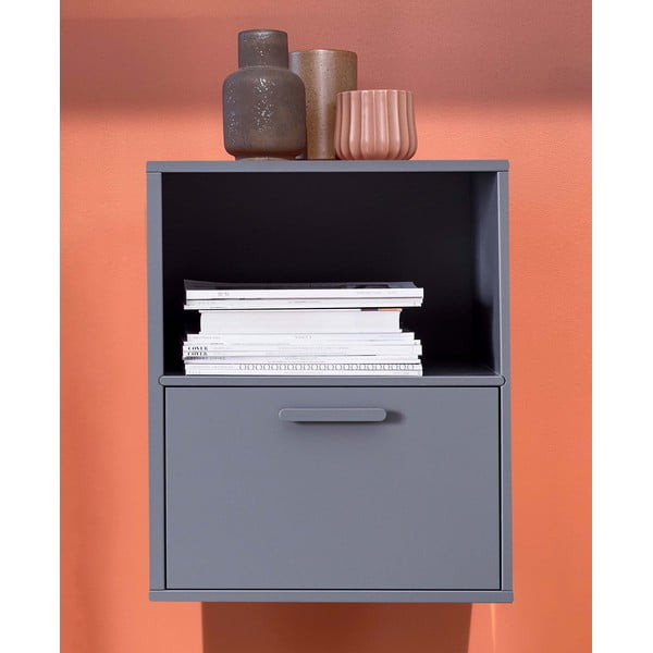 Сиво стенно нощно шкафче от Hammel Keep - Hammel Furniture-image-1
