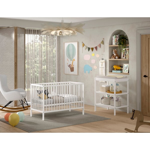 Комплект детски мебели от масивен бук 2 бр. Dino – Vipack-image-1