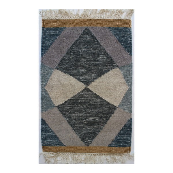 Ručně tkaný vlněný koberec Linie Design Osivert, 200 x 300 cm