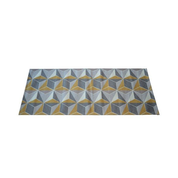 Кубчета Охра сив и жълт мокет, 60 x 240 cm - Floorita-image-1