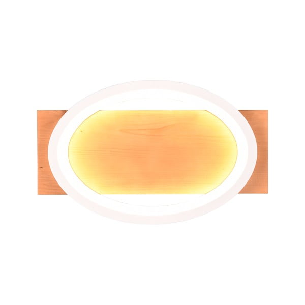 Бяло-естествена LED затъмняваща се стенна лампа Barca – Trio-image-1