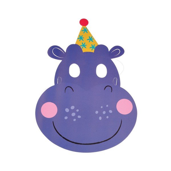 Sada 6 papírových masek Rex London Party-image-1