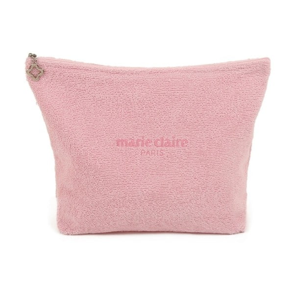 Розова козметична чанта от изданието Marie Claire, дължина 22 cm - Unknown