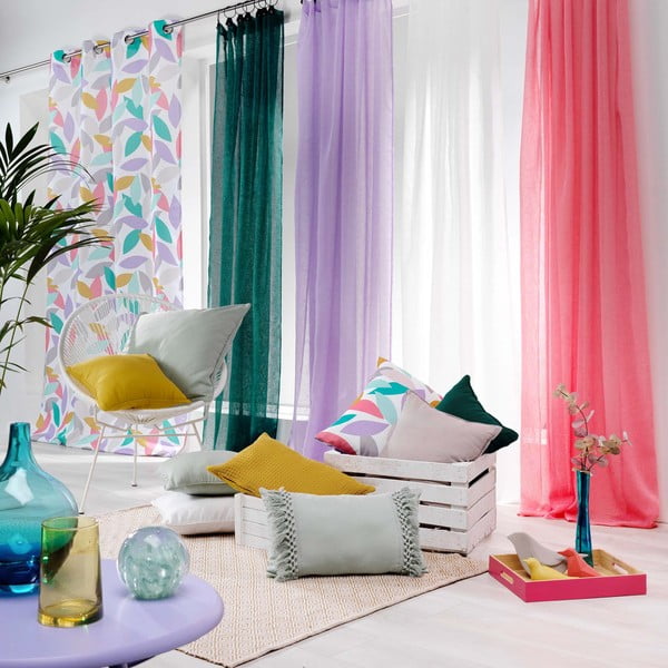 Бяла завеса 140x240 cm Linka – douceur d'intérieur-image-3